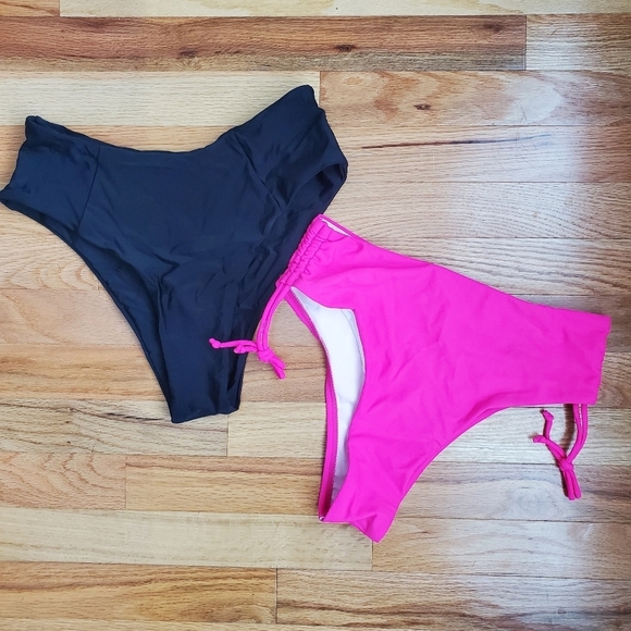 Set of Two High Waist Bikinis - Picture 3 of 6